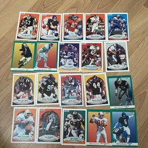 Fleer ‘90-‘91 Football card lot 20 cards